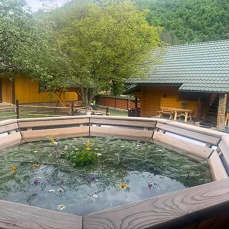 еко будинок в горах Verkhnyaya Bystra